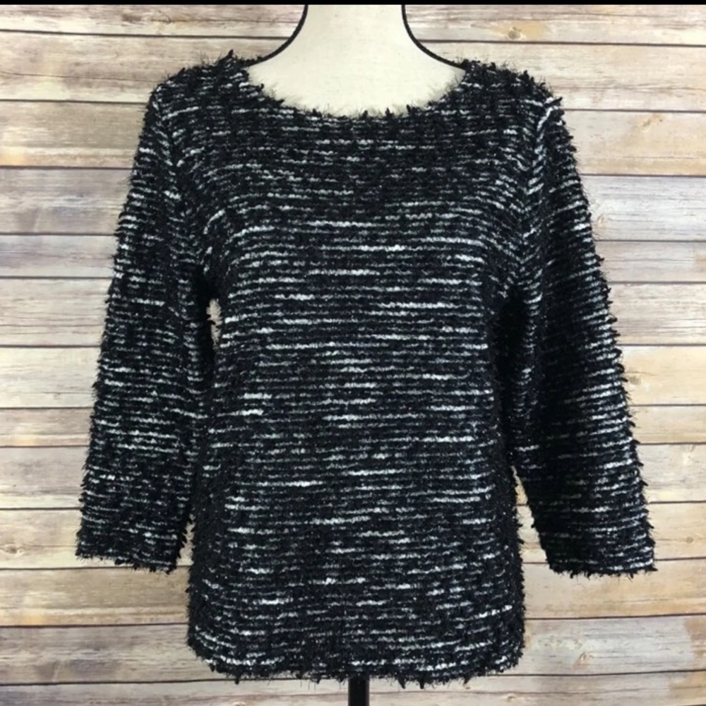 Chico’s Fuzzy Thread Sweater